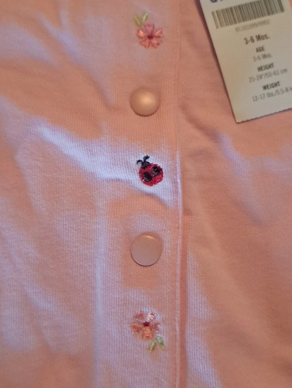 Vintage Gymboree 2000 Ladybug Baby Blanket & Matching Outfit